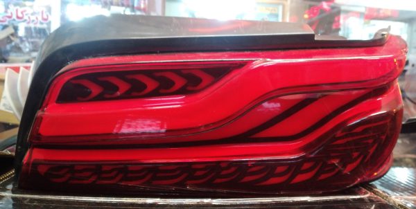 چراغ عقب پژو پارس BMW گلدار تمام قرمز جفتی